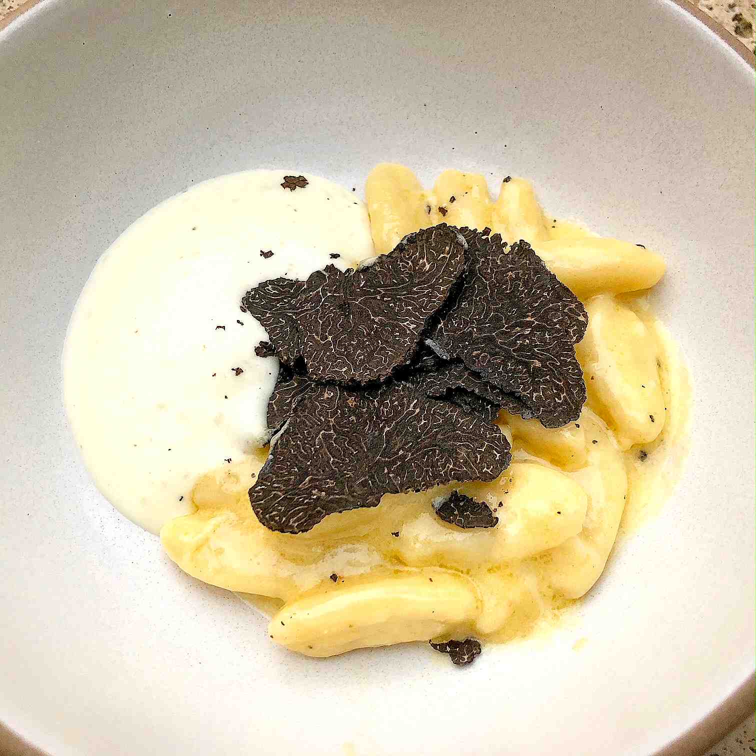 Homemade Cavatelli with Black Truffle Fondue