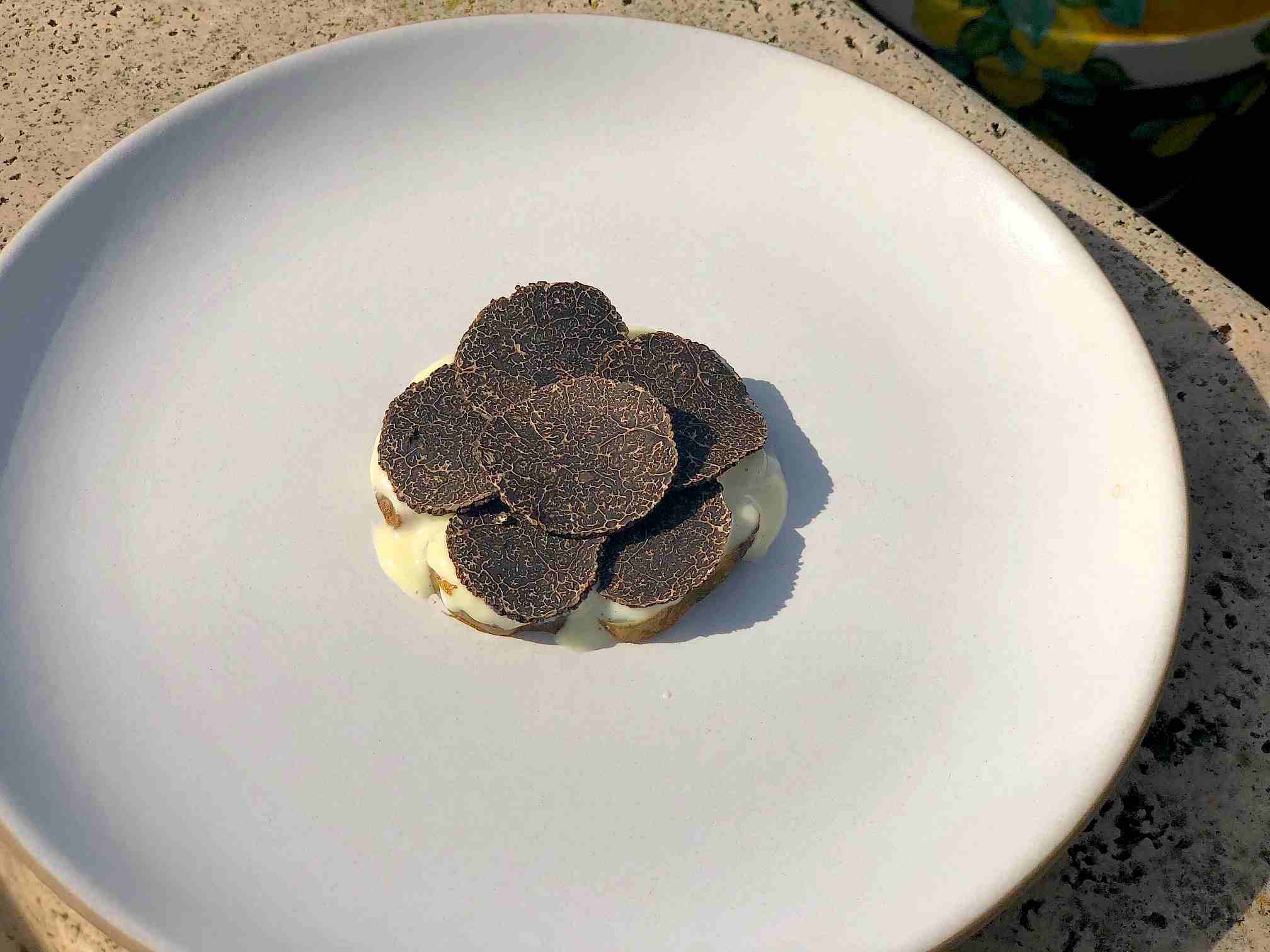sunchoke with black truffle