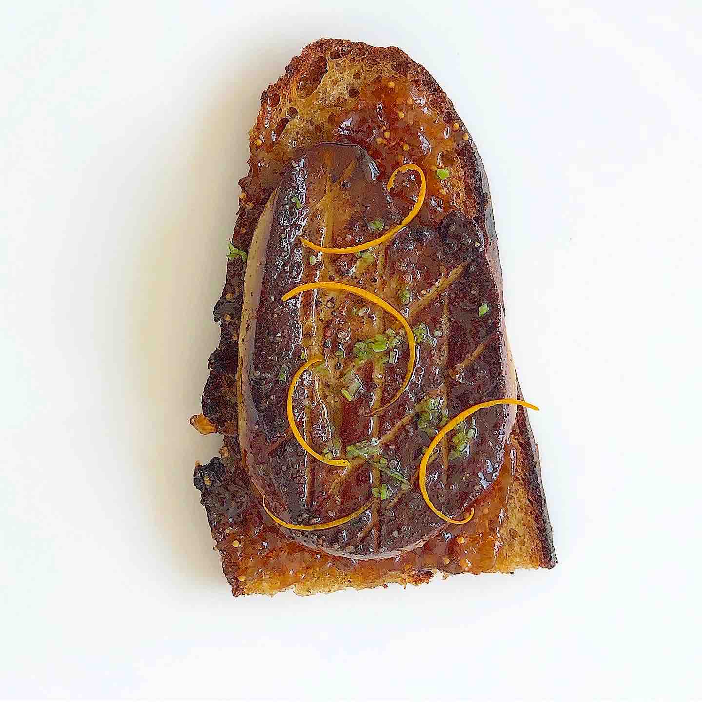 Seared Foie gras recipe with Fig Jam and orange