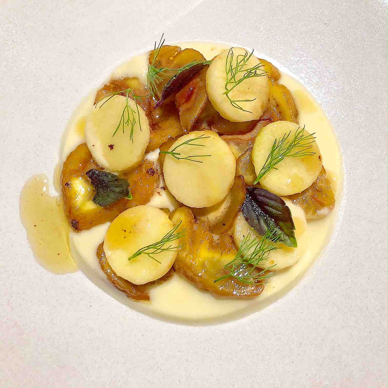 Chestnut, apple and Fennel