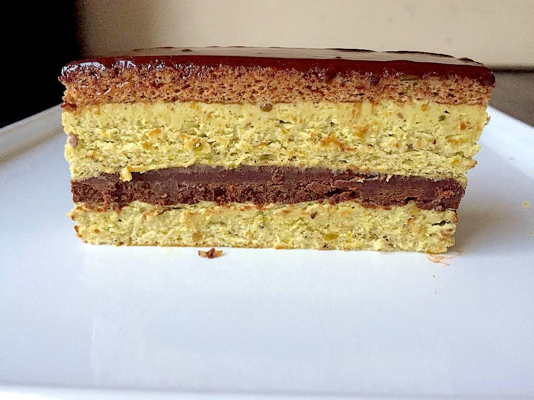 pistachio opera cake recipe